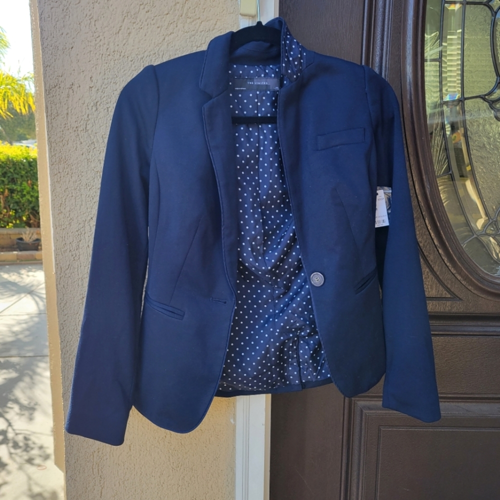 The Limited Navy Blue Blazer Jacket